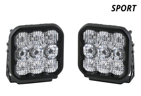 Stage Series Ditch Light Kit for 2017-2022 Ford Super Duty C2 Pro Yellow Combo - Diode Dynamics LED lighting for overland and off-road vehicles
