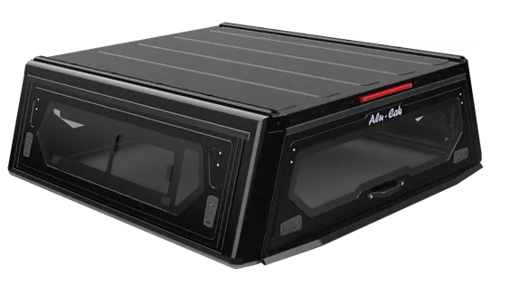 ALU-CAB Contour Truck Cap | 2016-2023 Toyota Tacoma 6 ft | Side Windows detail 2