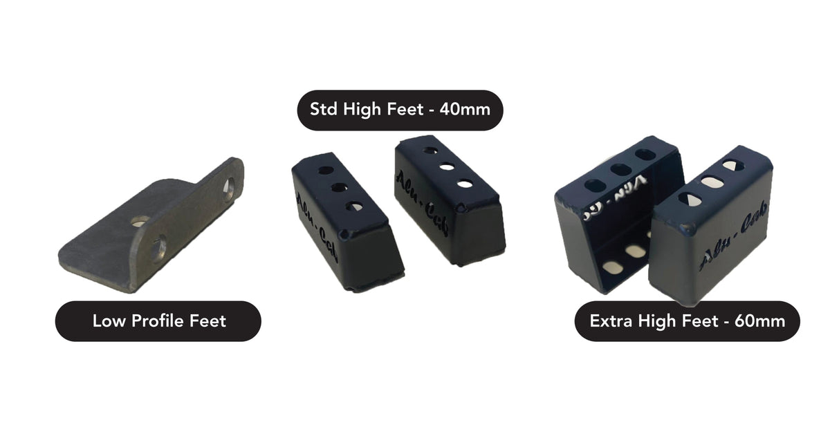 ALU-CAB Low Profile Load Bar Mounting Feet product detail photo 3