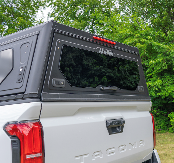 ALU-CAB Contour Truck Cap | 2024+ Toyota Tacoma 6 ft | Solid Side Doors detail 2