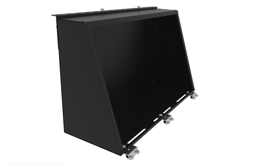 ALU-CAB Canopy Cupboard For Standard Canopy 750Mm In Black product detail photo 2