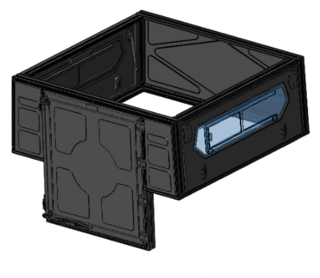 ALU-CAB ModCAP Camper Base - DC (5') With Windows product photo