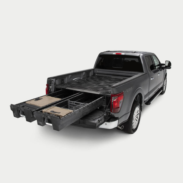 DECKED Drawer System installed in Toyota Tundra 2022+ 5.5' Bed for secure overland truck bed storage