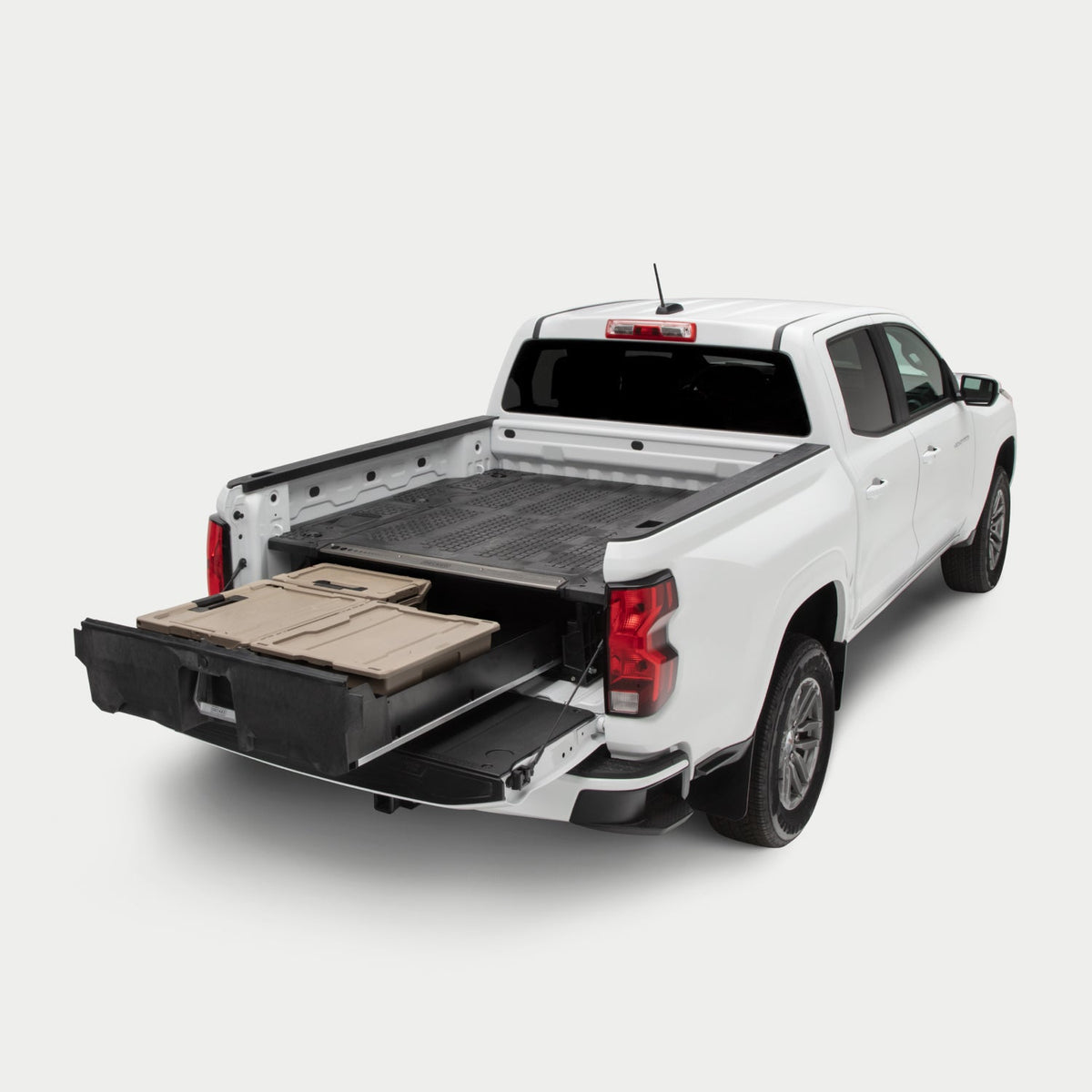 DECKED Drawer System installed in Toyota Tacoma 2005–2023 5' Bed for secure overland truck bed storage