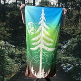 Adventure Towel Beach Size L with Pouch- Earth