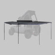 iKamper ExoShell 270 Awning fully open with support legs