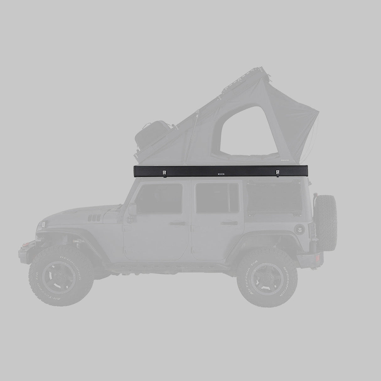 iKamper ExoShell 270 Awning closed in aluminum hard case