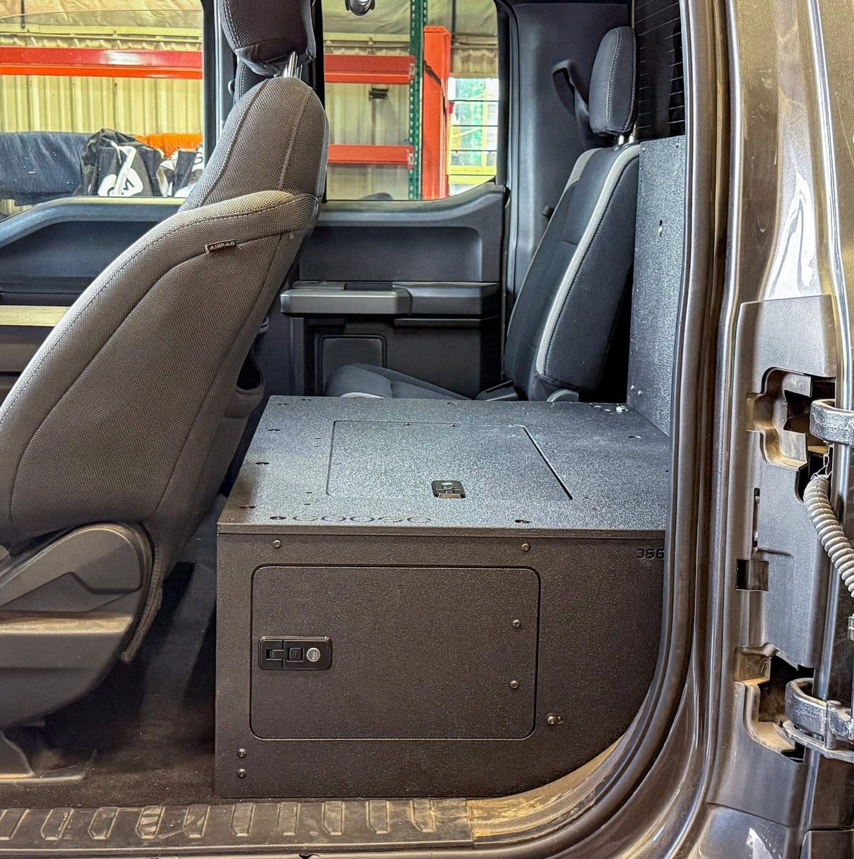 Ford - F-150 - 2015-Present - 13th & 14th Gen - Explore Series - SuperCab - Second Row - HIGH Seat Delete Plate System - Without Subwoofer