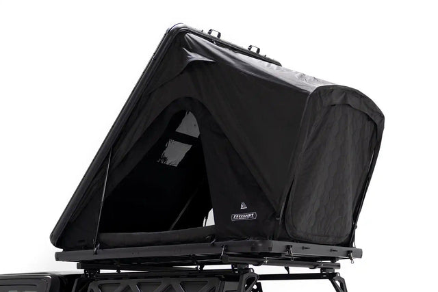Free Spirit Recreation FSR Aspen Lite XL lightweight rooftop tent on truck rack