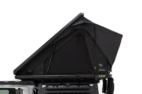 Free Spirit Recreation FSR Aspen Pro Standard hard shell rooftop tent on truck bed rack