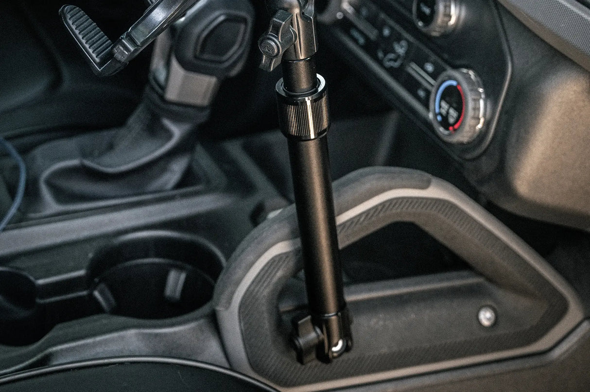 LINK™ Qi2.2/MagSafe Charging & Cooling Phone Mount | Accessory Ready Dash and Grab Handle Compatible | 2021+ Ford Bronco | 7.5"-9.25" Telescoping Arm