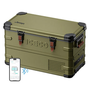 ICECO Jeep APL35 35L dual zone 12V portable fridge freezer for overlanding camping truck SUV RV