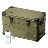 Jeep APL35 Dual Zone Aluminum Freezer in Olive | ICECO | 35L