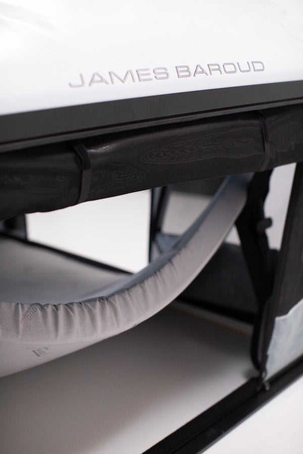 James Baroud Odyssey mattress and interior sleeping area