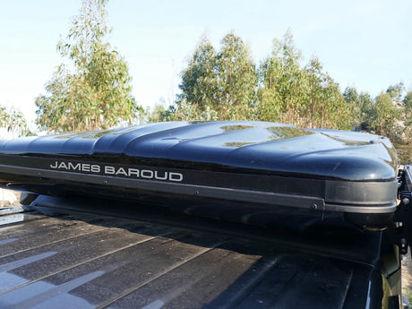James Baroud Odyssey closed hard shell rooftop tent low profile