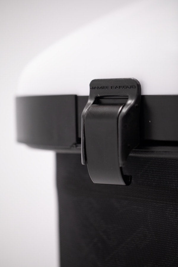 James Baroud Odyssey rooftop tent latch close up
