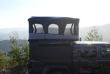 James Baroud Odyssey hard shell roof top tent side view open
