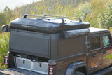 James Baroud Odyssey graphite rooftop tent closed on overland truck