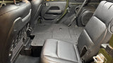 Jeep Wrangler 2018-2023 JLU 4 Door - Second Row Seat Delete Plate System - V2