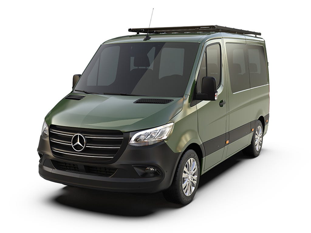 Mercedes-Benz Sprinter (L1H1/128 SWB/Standard Roof) (2006-Current) Slimpro Roof Rack Kit"