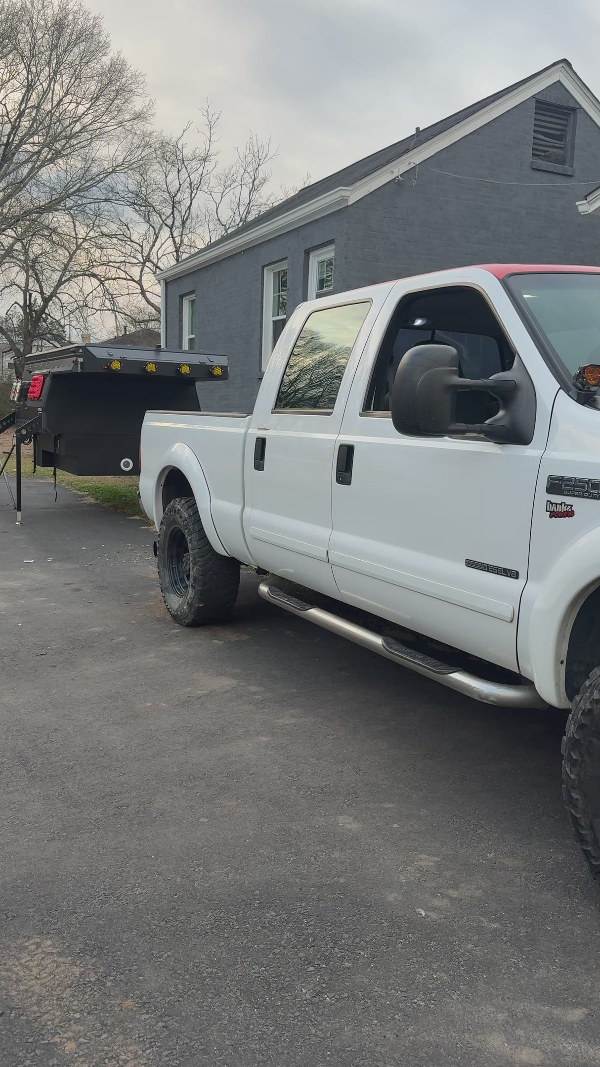 Aluminum pop up slide in overland truck campers