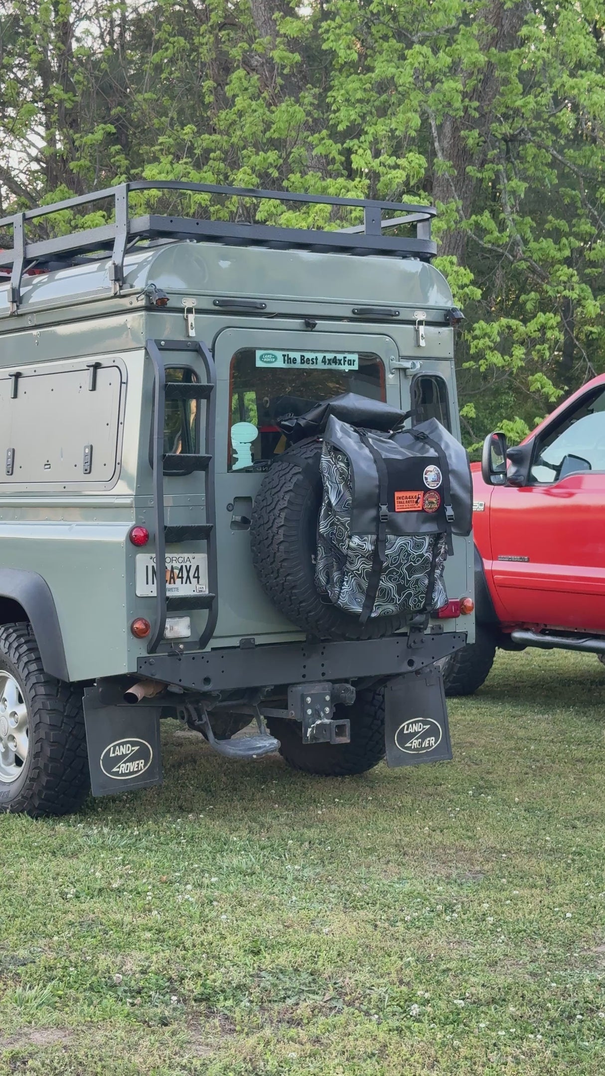 🔥Overland spare tire tailgate bag 4.0