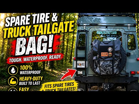 Overland spare tire tailgate bag 4.0
