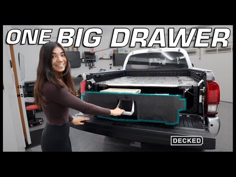 Decked Drawer system Midsize truck available 5 & 6 ft beds [free accessories pack]