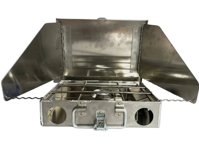 Partner Steel Cook Partner 9 inch 1 burner stainless steel camping stove
