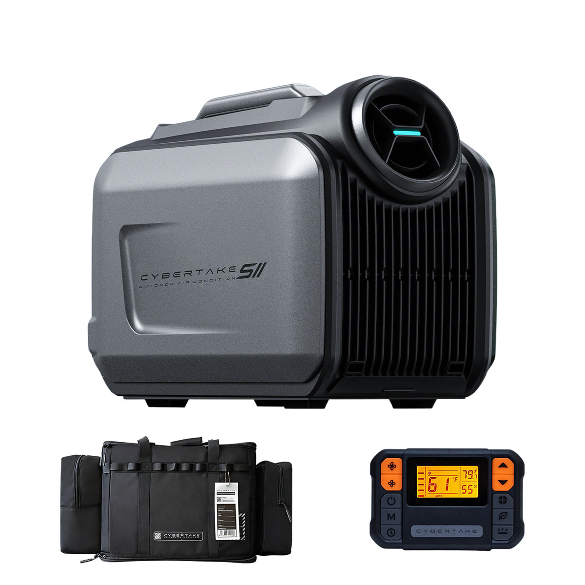 Cybertake S2 Pro Portable Air Conditioner | 12V Camping AC for