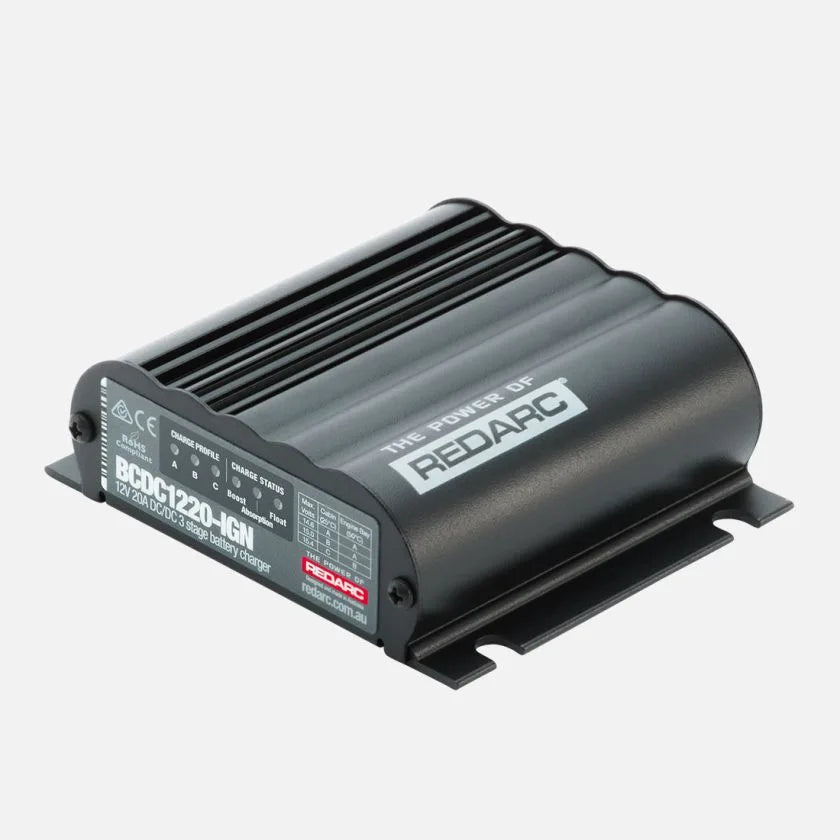 REDARC 20A IN-VEHICLE DC BATTERY CHARGER (IGNITION CONTROL)