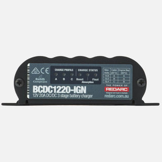 REDARC - 20A IN-VEHICLE DC BATTERY CHARGER (IGNITION CONTROL)