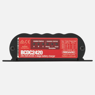 REDARC -24V 20A IN-VEHICLE DC BATTERY CHARGER