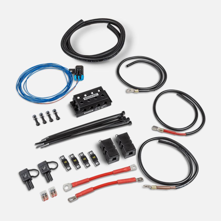 REDARC - BCDC 25A SIDE BY SIDE ENGINE BAY WIRING KIT