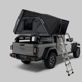iKamper Skycamp 4.0 Duo hard shell rooftop tent side view on Jeep truck