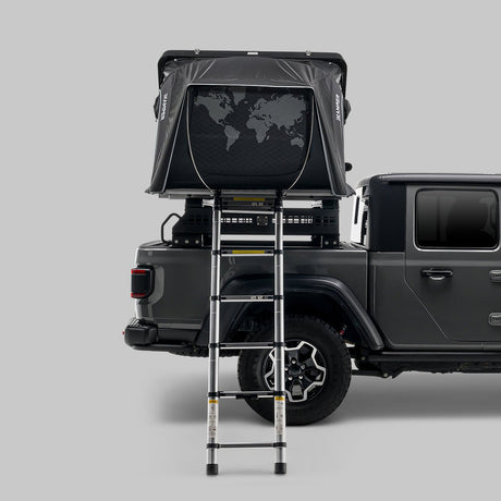 iKamper Skycamp 4.0 Duo compact hard shell rooftop tent on Jeep Gladiator