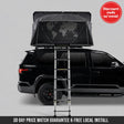 iKamper Skycamp 4.0 Quad hard shell rooftop tent open on overland SUV