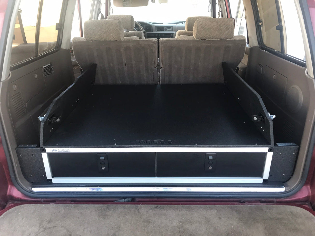 Stealth Sleep and Storage Package for Toyota Land Cruiser 1991-1997 80 Series - 43-3/8" W x 8" H x 40" D