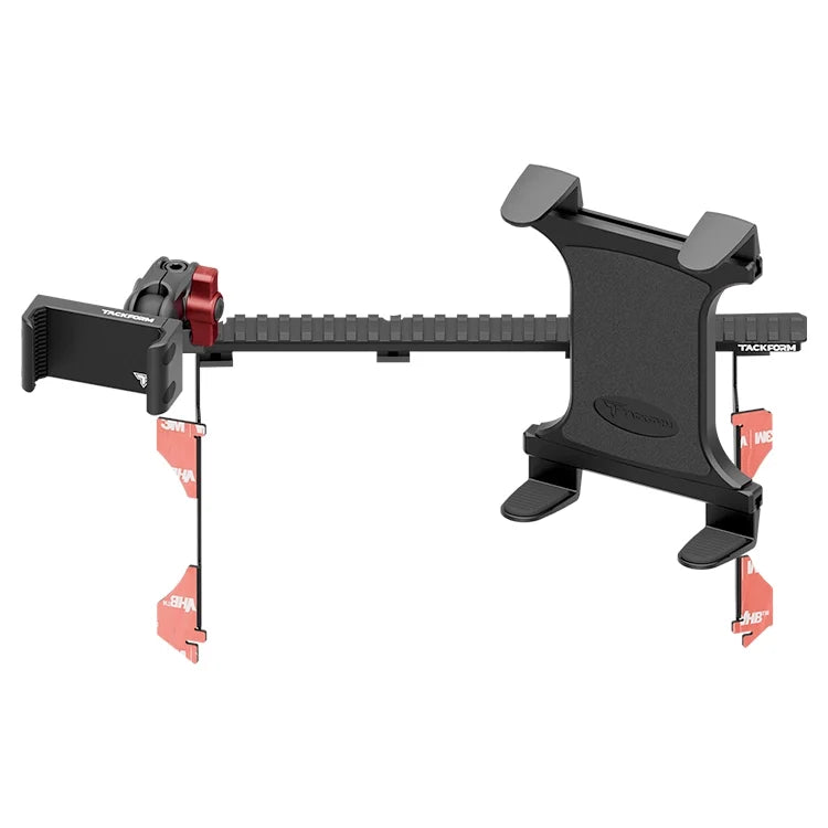 2016-2023 Toyota Tacoma Tackform Assault Track Picatinny Dash Bracket With 20LITE Phone Holder & Tablet Mount