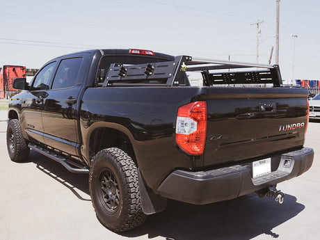 overland bed rack added to tundra