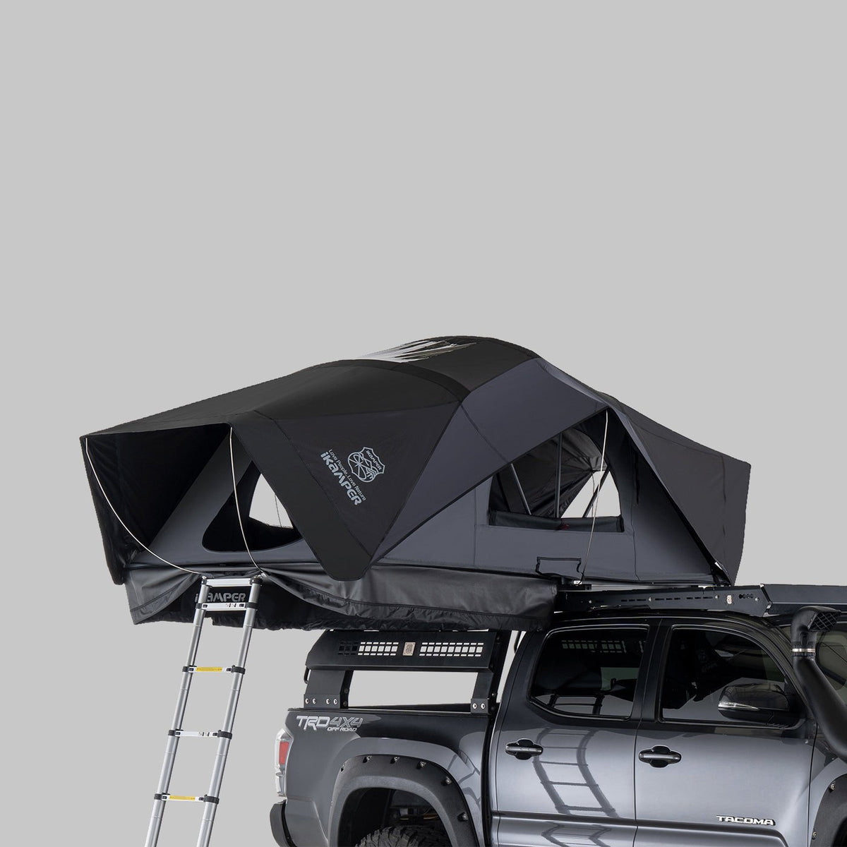 iKamper X-Cover 3.0 hard shell hybrid rooftop tent on Toyota Tacoma